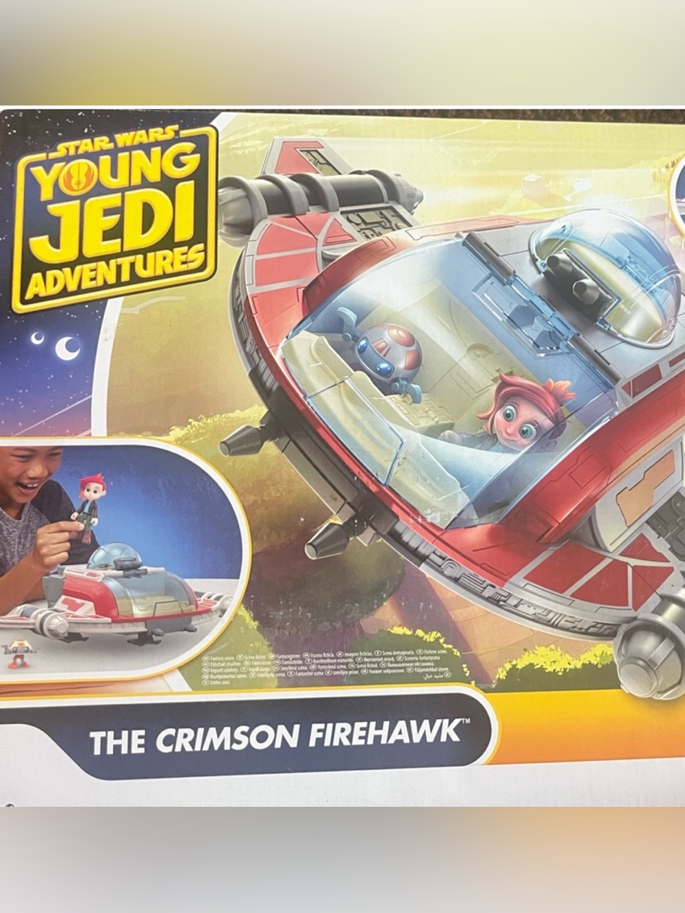 Star Wars Crimson Firehawk Playship - Red and Silver